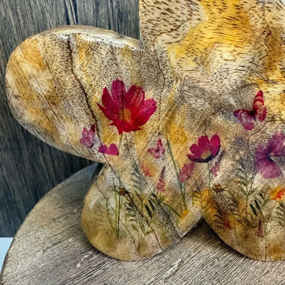 Copied - Home Decor Wood Flower Sitter Summer Home Decor NEW FAST SHIP - Picture 4 of 6